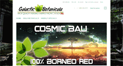 Desktop Screenshot of galacticbotanicals.com